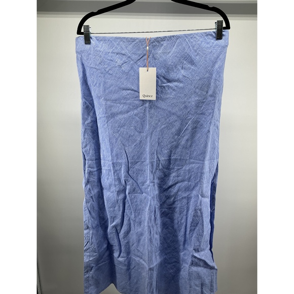 Quince Dresses & Skirts - 100% European Linen Midi Slip Skirt
